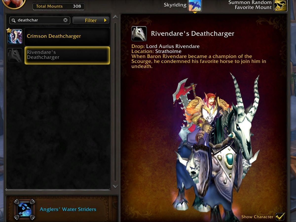 I don't care if it is "Just an undead horse", I need it (Image via Blizzard Entertainment)